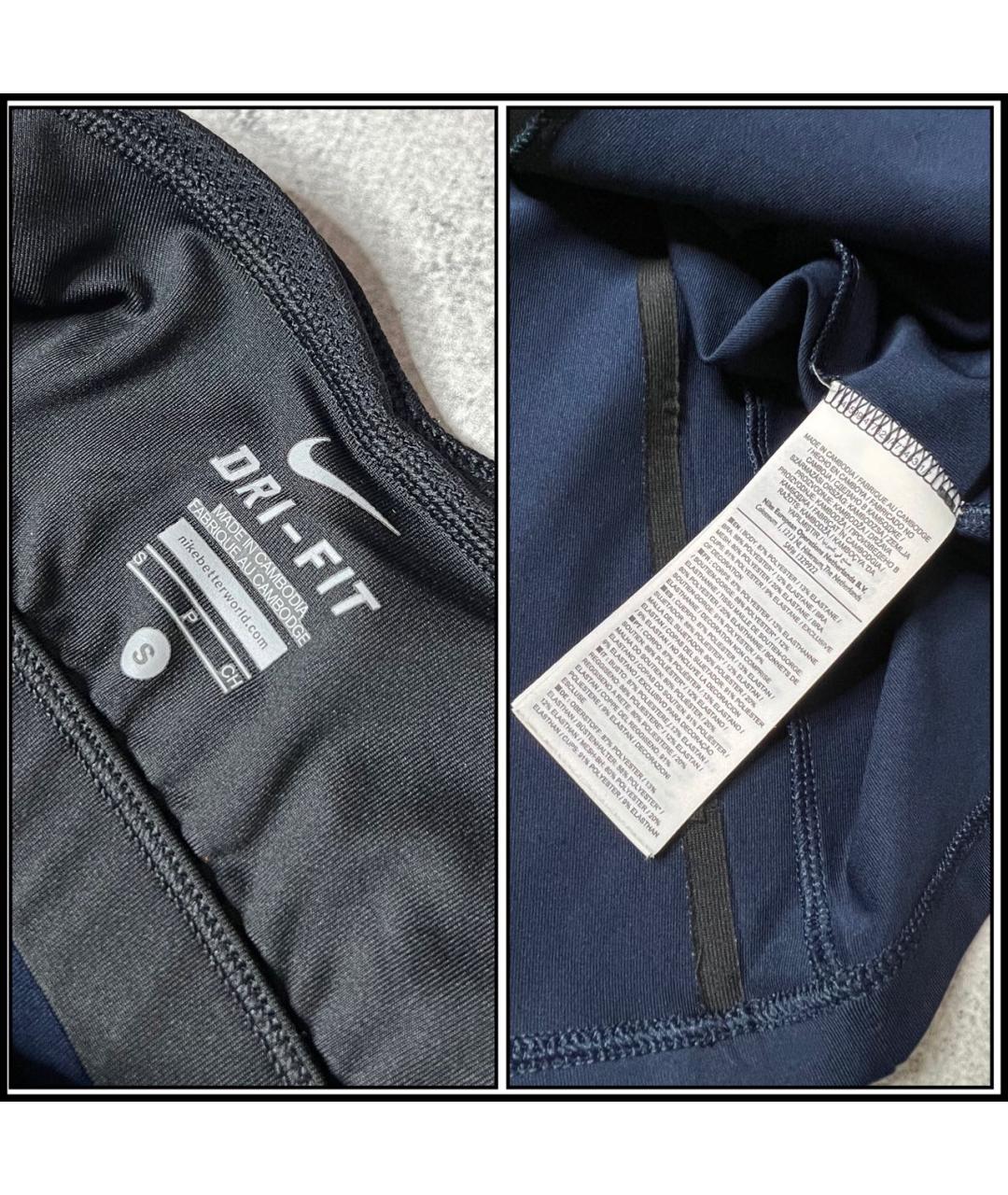 NIKE Темно-синее полиэстеровое платье, фото 8