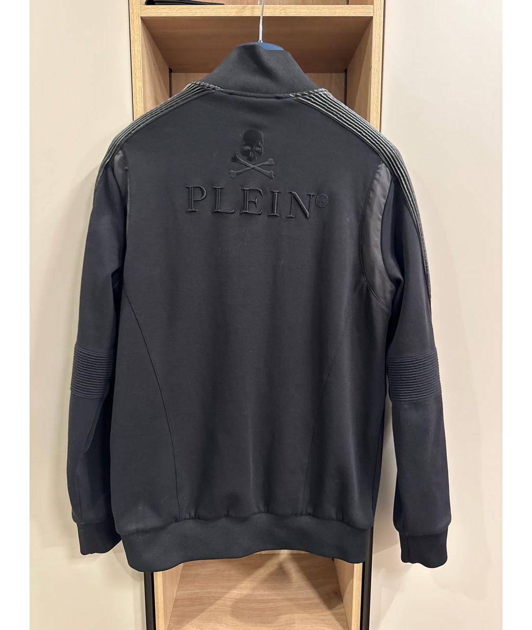 PHILIPP PLEIN Черный хлопковый спортивный костюм, фото 5