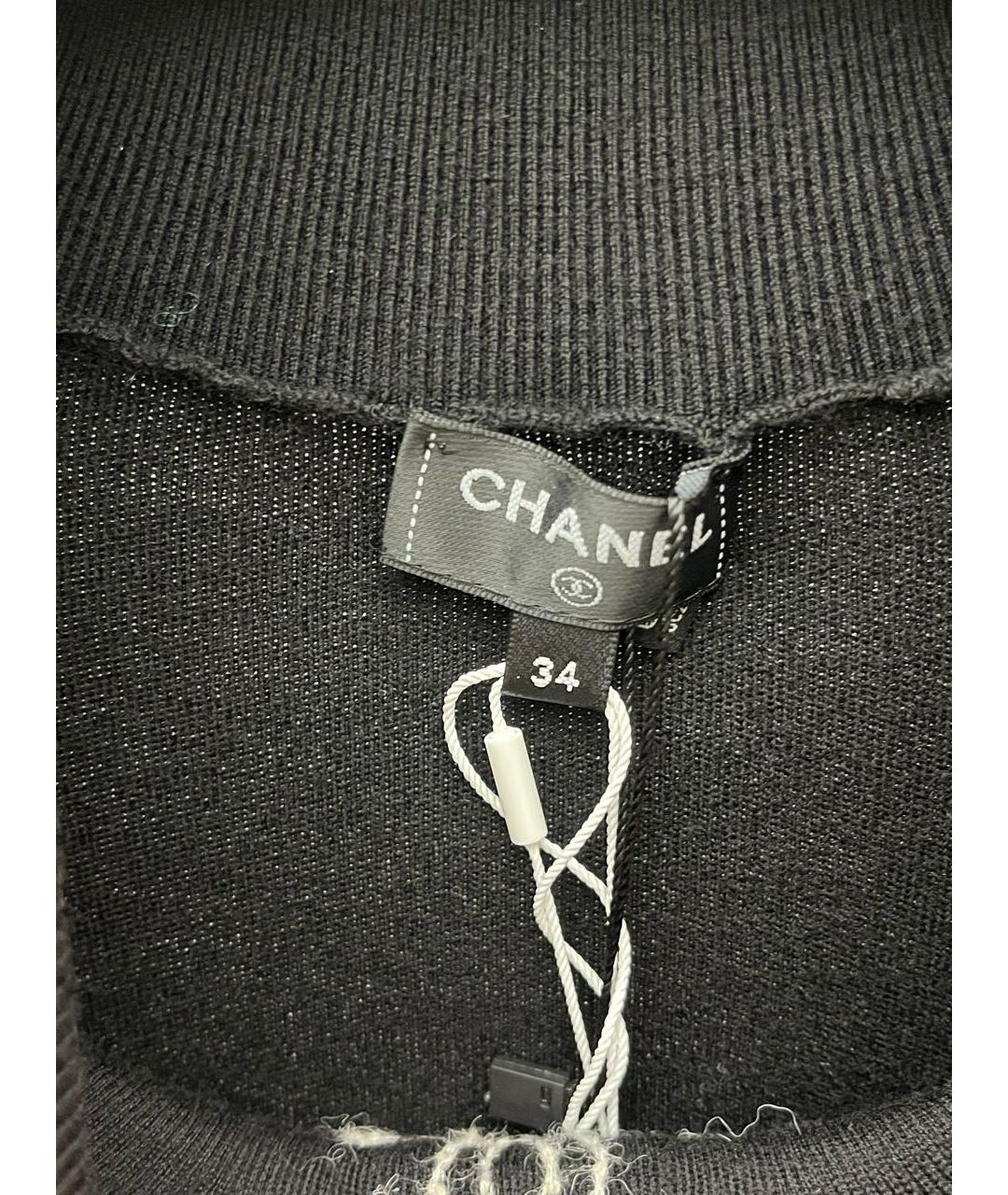 CHANEL Черный шерстяной джемпер / свитер, фото 3