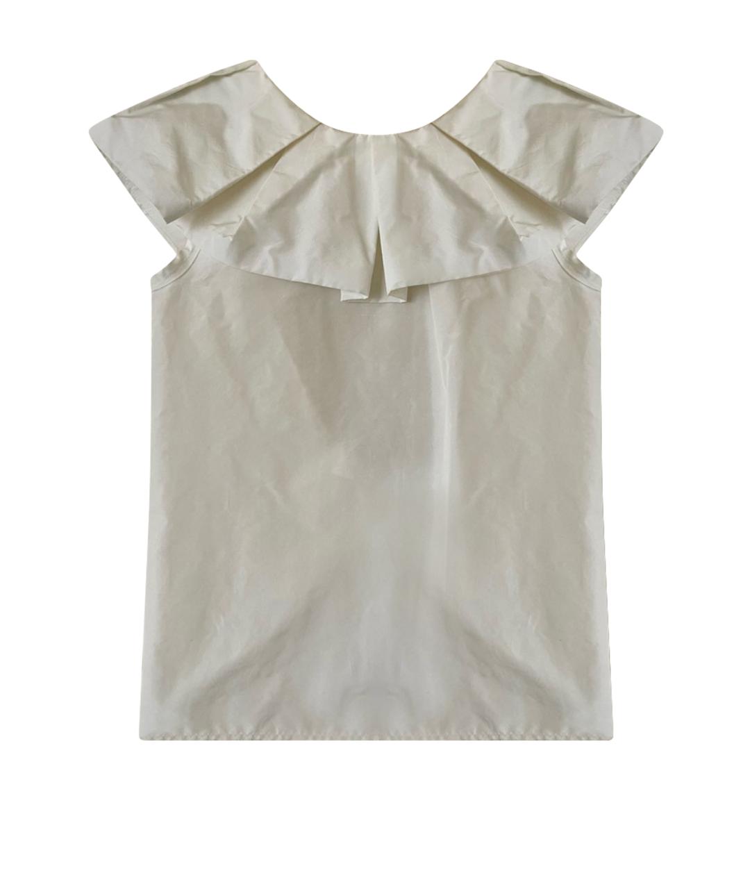 LANVIN Белая полиэстеровая блузы, фото 1