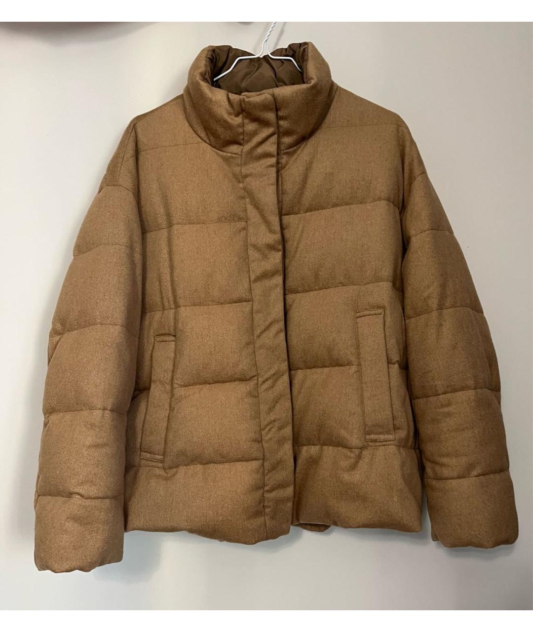 MAX MARA Бежевая шерстяная куртка, фото 5