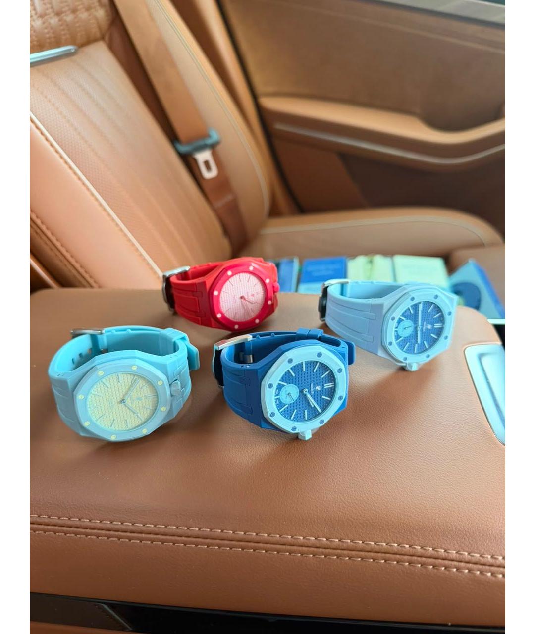 Swatch Синие керамические часы, фото 6