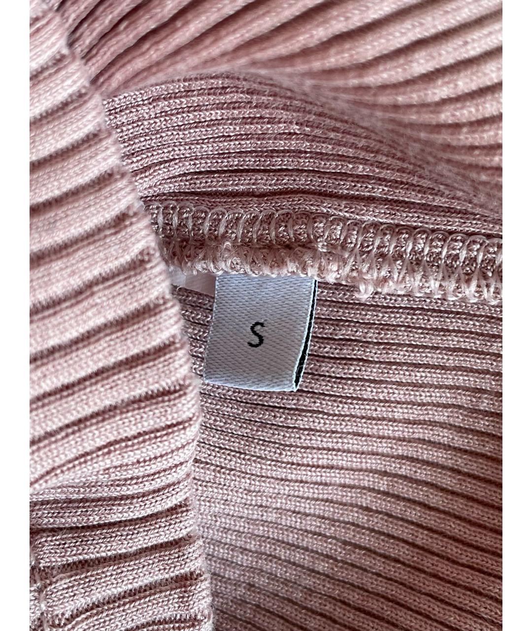LOEWE Розовая шелковая майка, фото 4