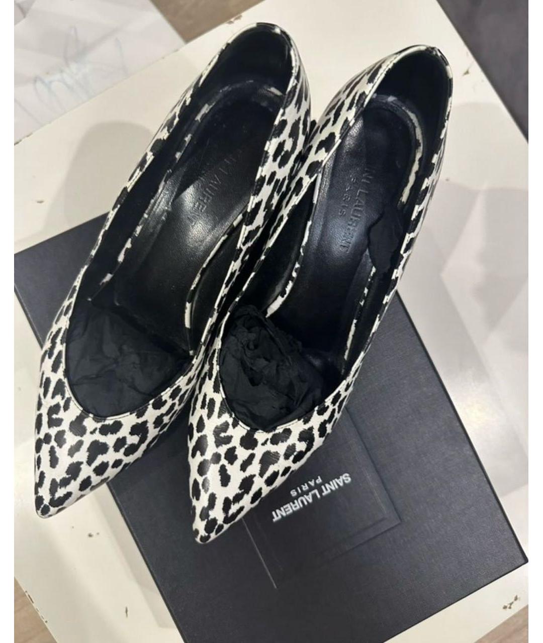SAINT LAURENT Кожаные туфли, фото 2