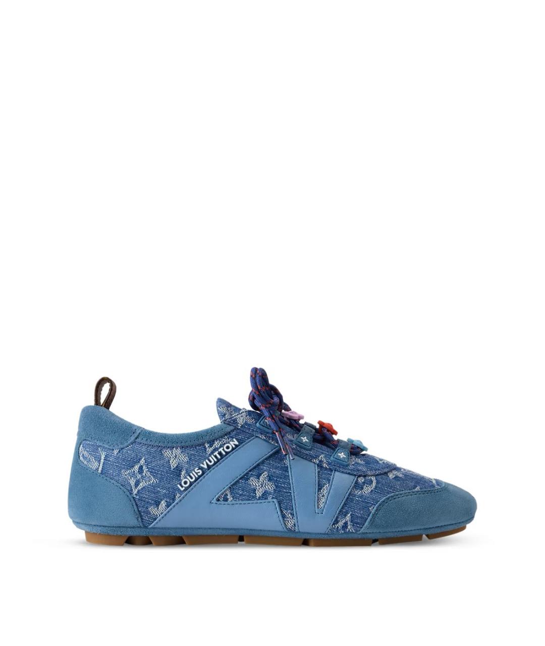 LOUIS VUITTON Голубые кеды, фото 6