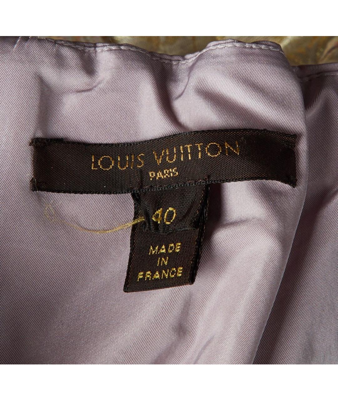 LOUIS VUITTON Бежевое хлопковое повседневное платье, фото 3