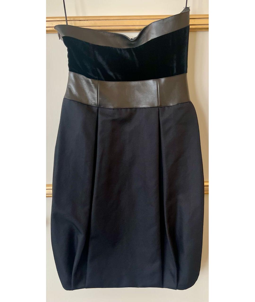 GIVENCHY Черное шерстяное коктейльное платье, фото 2