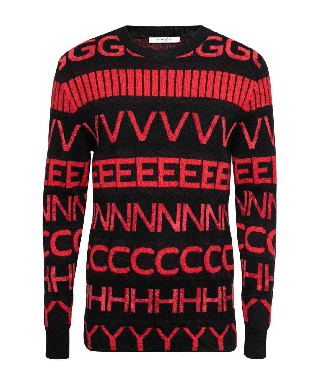 GIVENCHY Красный шерстяной джемпер / свитер, фото 1