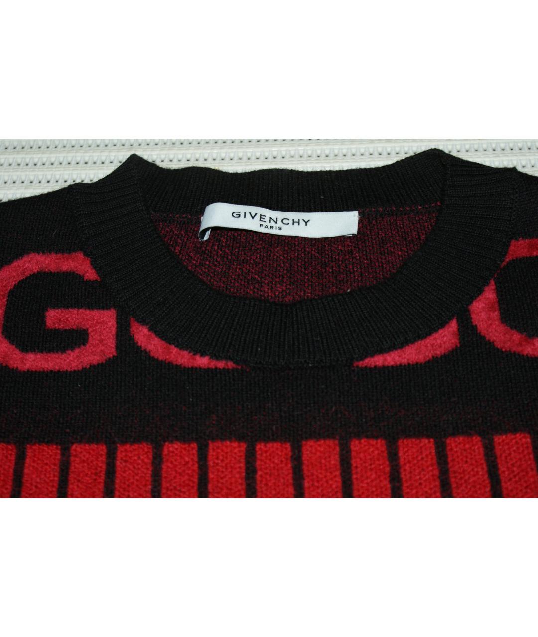 GIVENCHY Красный шерстяной джемпер / свитер, фото 5