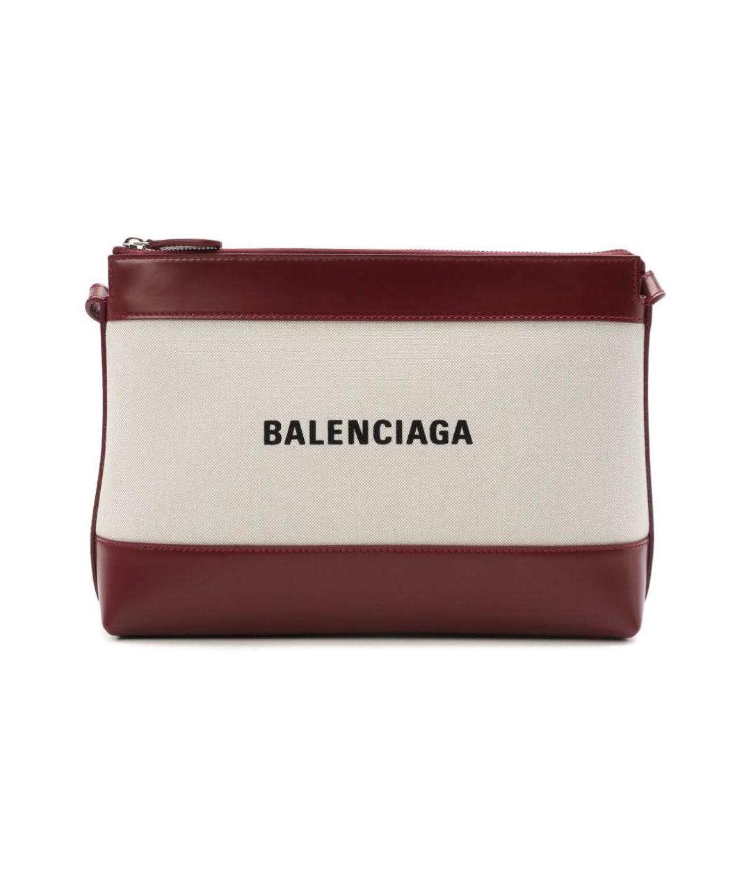 BALENCIAGA Бежевая кожаная сумка через плечо, фото 9