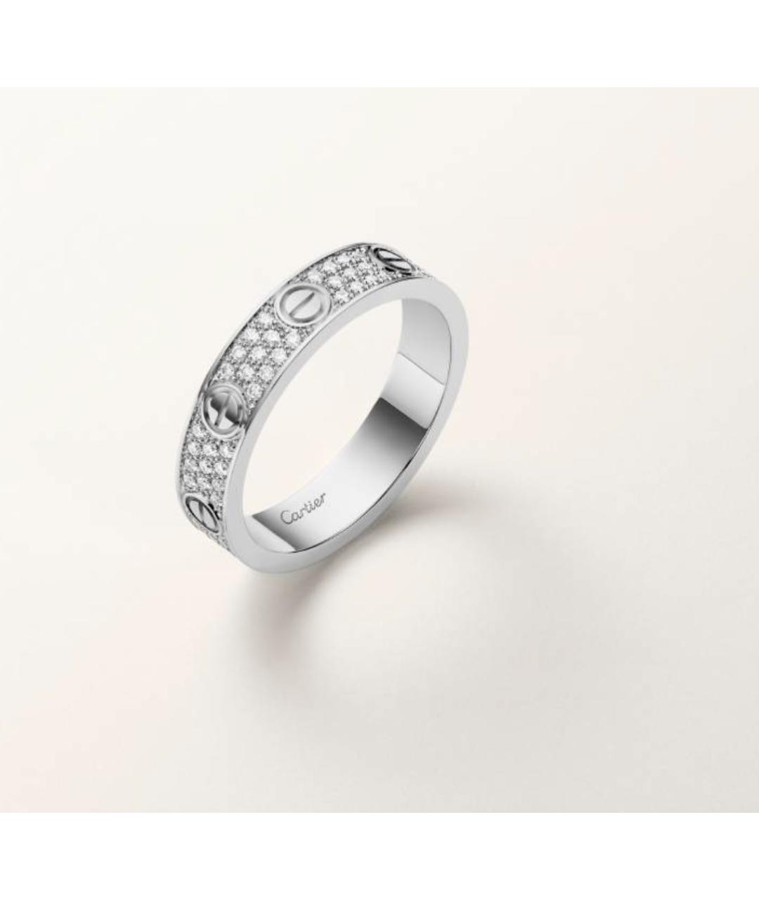 CARTIER Серебряное кольцо из белого золота, фото 3