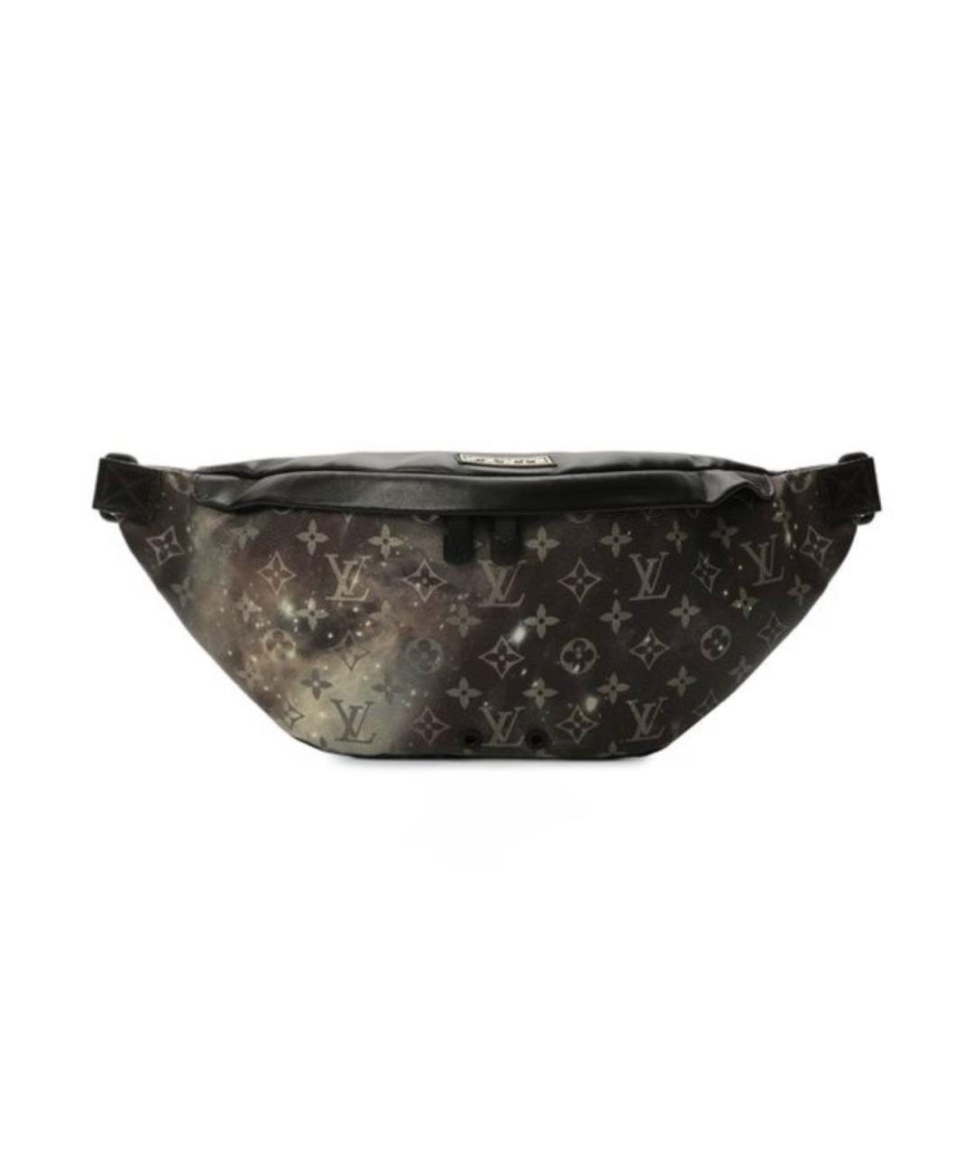 LOUIS VUITTON Черная кожаная сумка на плечо, фото 6