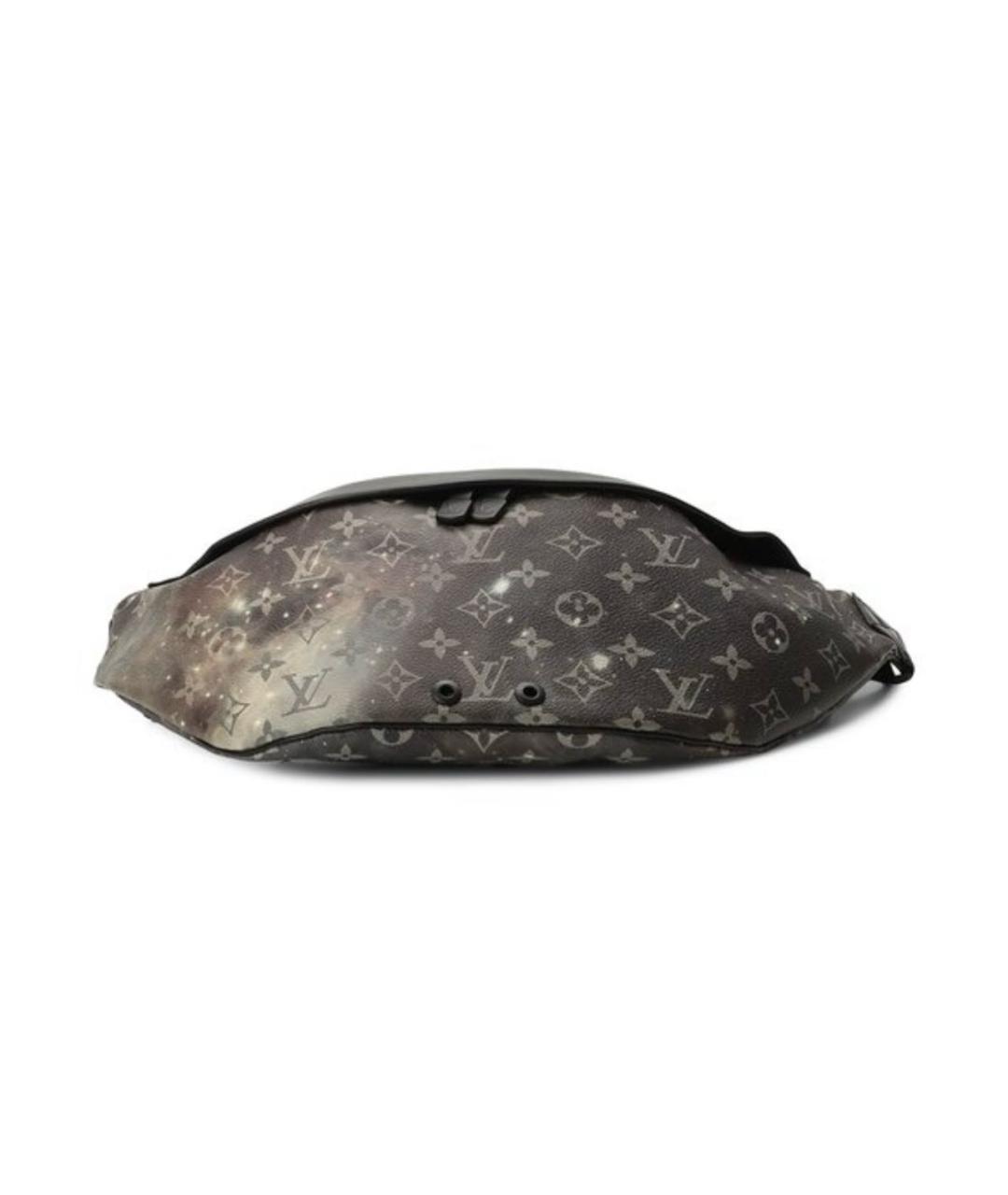 LOUIS VUITTON Черная кожаная сумка на плечо, фото 4