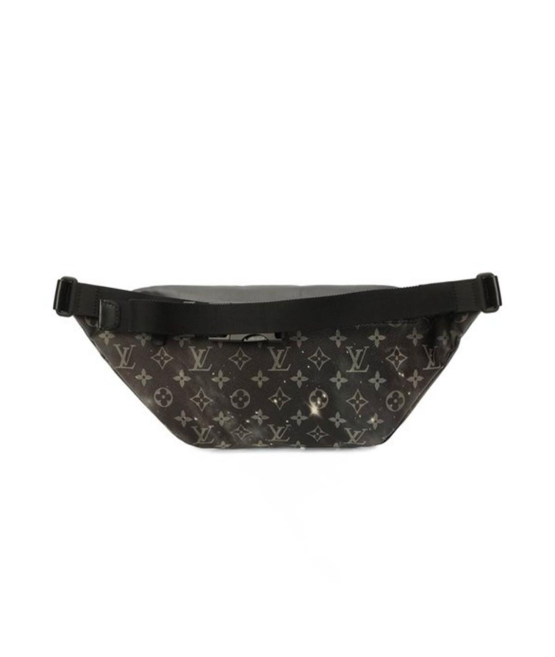 LOUIS VUITTON Черная кожаная сумка на плечо, фото 2