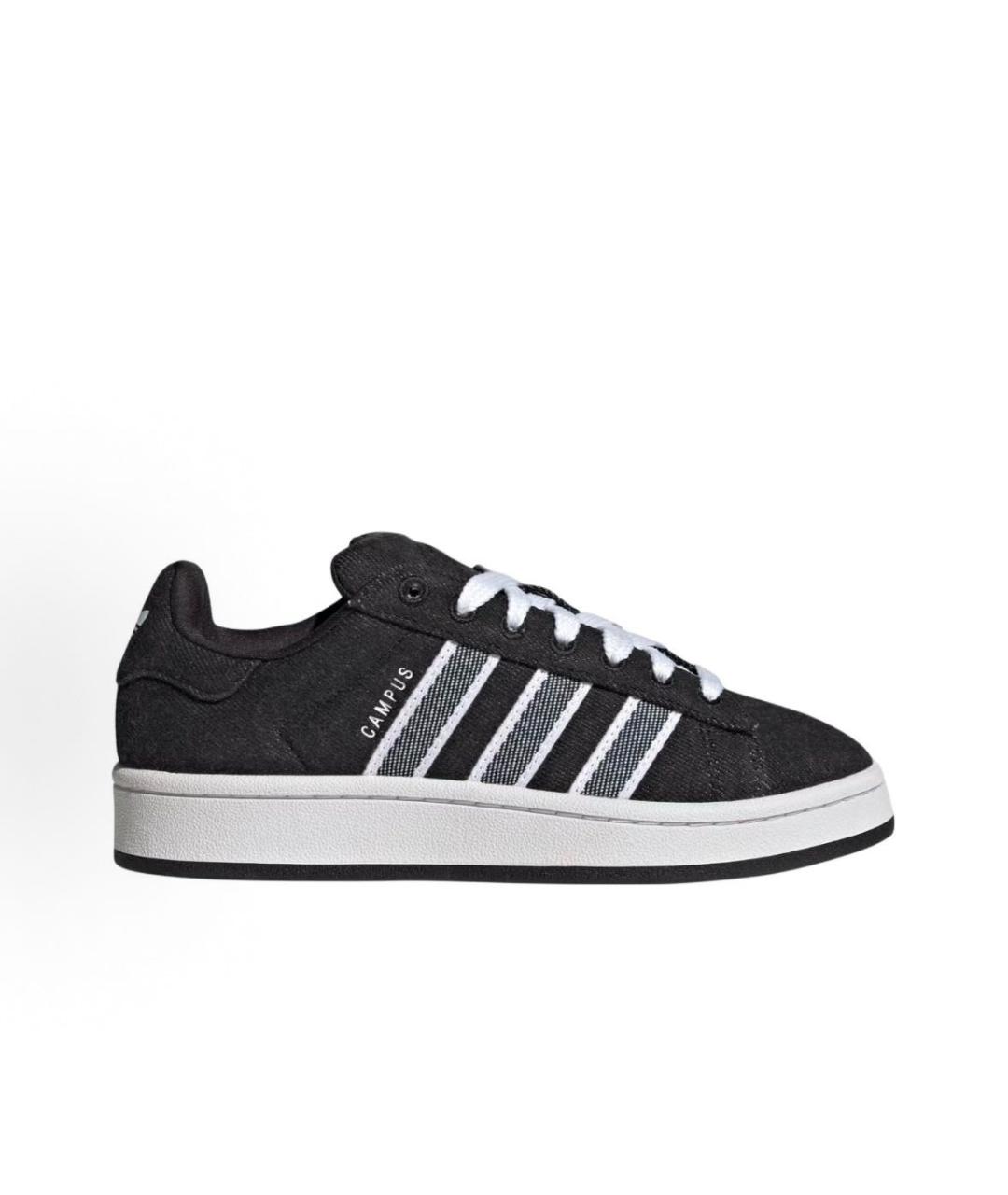ADIDAS Черные текстильные низкие кроссовки / кеды, фото 7