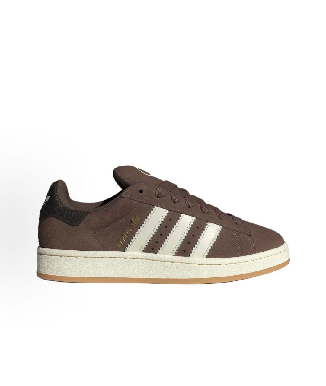 ADIDAS Коричневые замшевые низкие кроссовки / кеды, фото 5