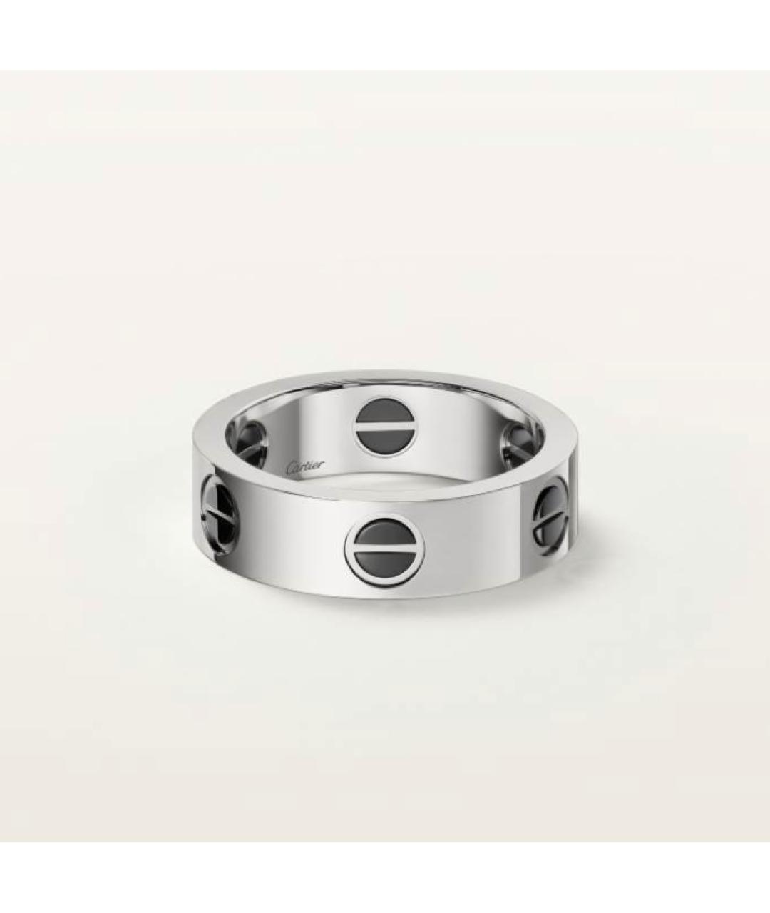 CARTIER Серебряное кольцо из белого золота, фото 4