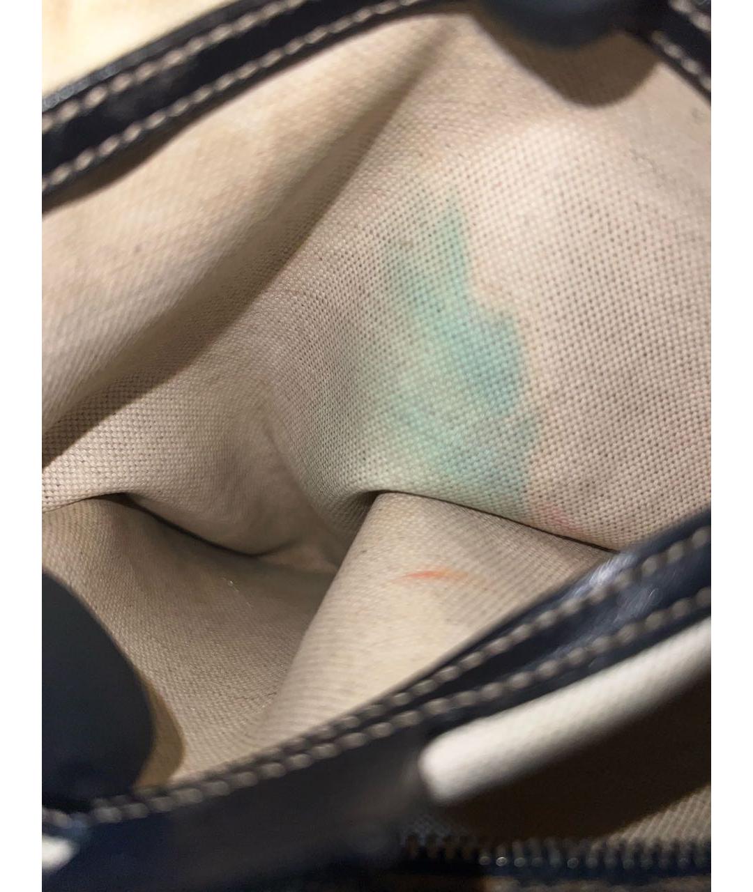 GUCCI Бежевая сумка на плечо из канвы, фото 4