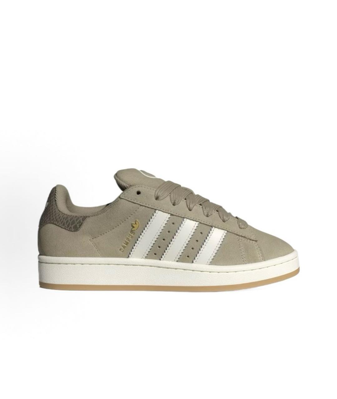 ADIDAS Бежевые замшевые кроссовки, фото 6