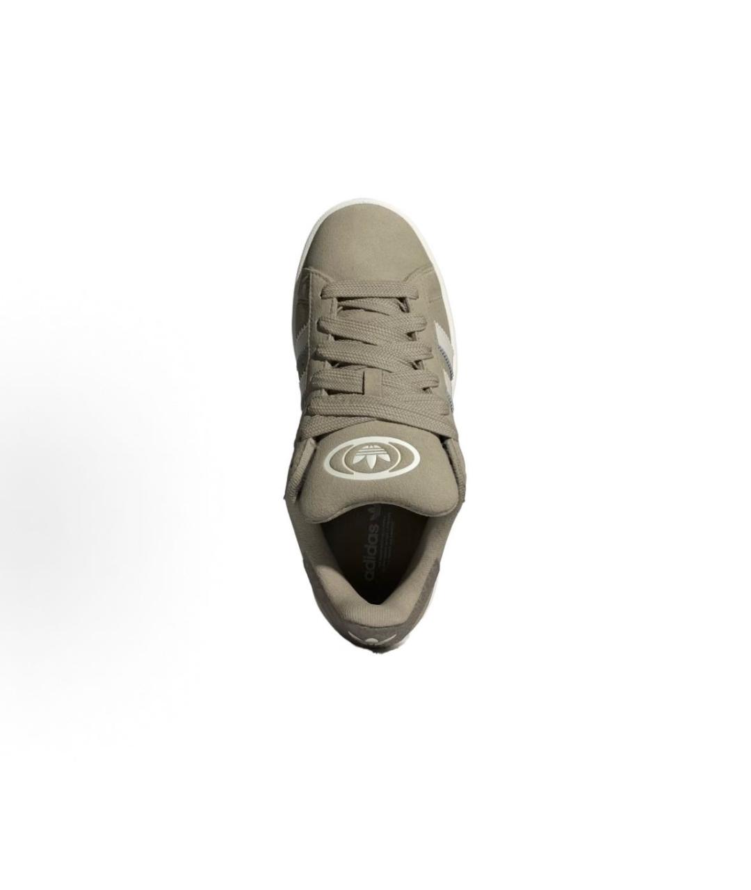 ADIDAS Бежевые замшевые кроссовки, фото 4