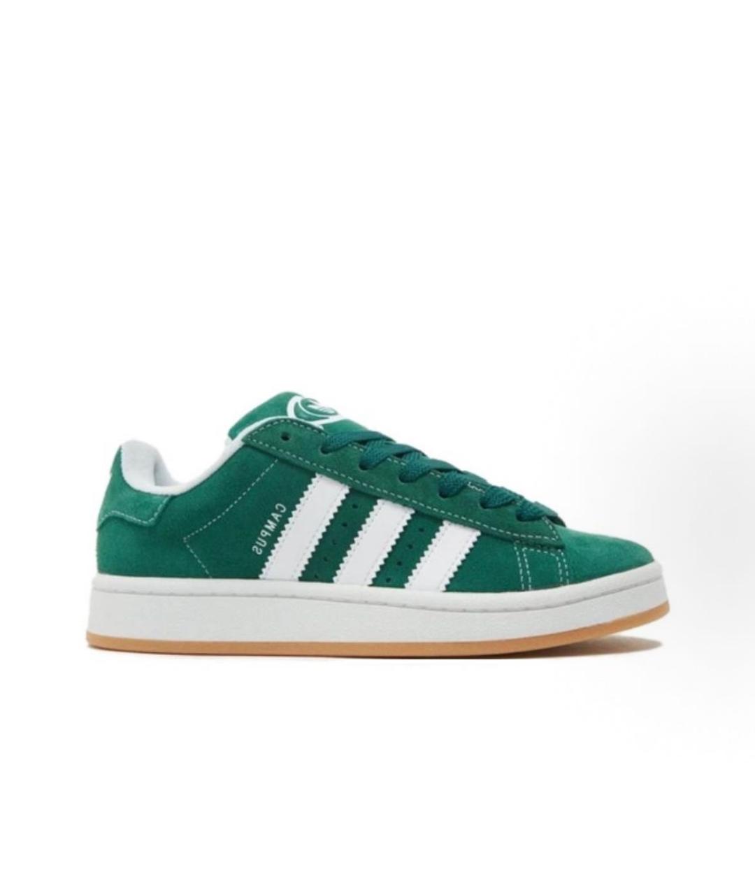 ADIDAS Зеленые замшевые кроссовки, фото 6