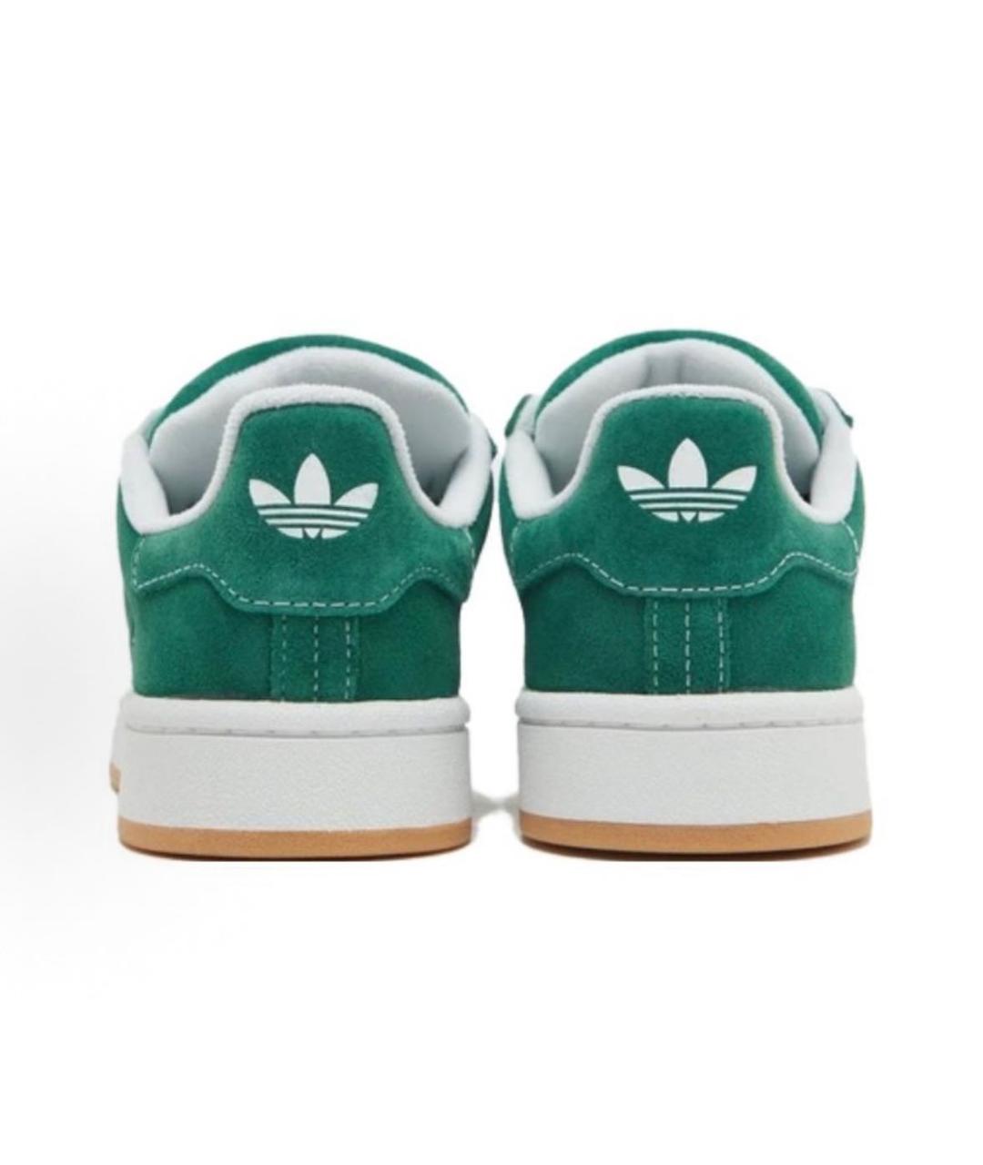 ADIDAS Зеленые замшевые кроссовки, фото 4