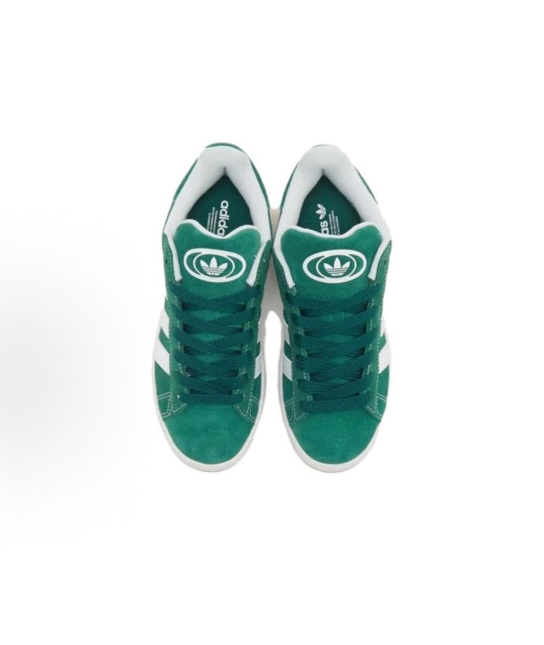 ADIDAS Зеленые замшевые кроссовки, фото 3