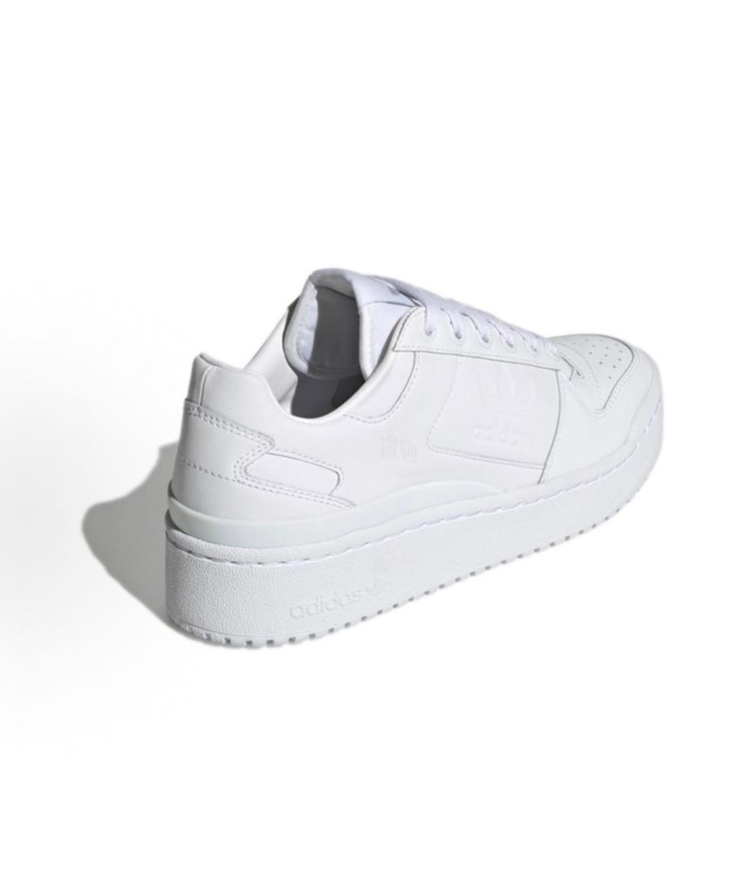ADIDAS Белые кожаные кроссовки, фото 4