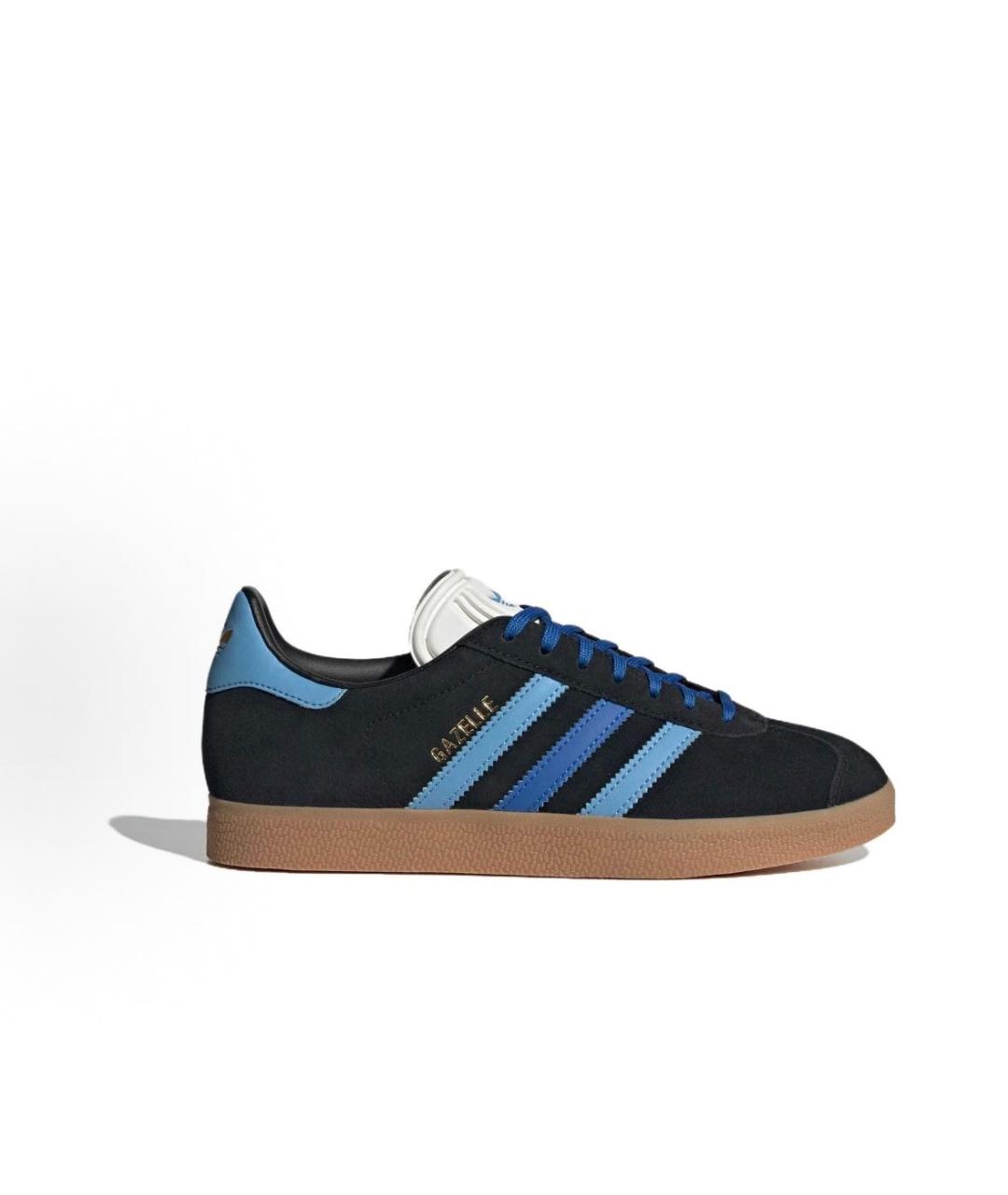 ADIDAS Черные замшевые кроссовки, фото 6