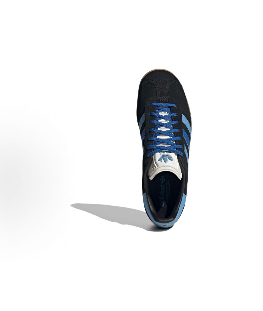 ADIDAS Черные замшевые кроссовки, фото 4