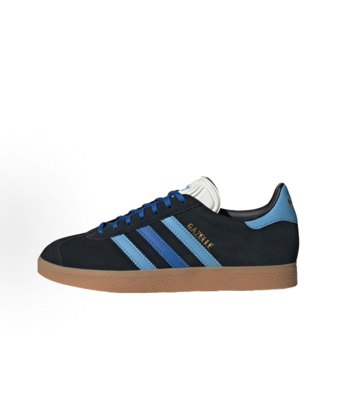 ADIDAS Черные замшевые кроссовки, фото 2