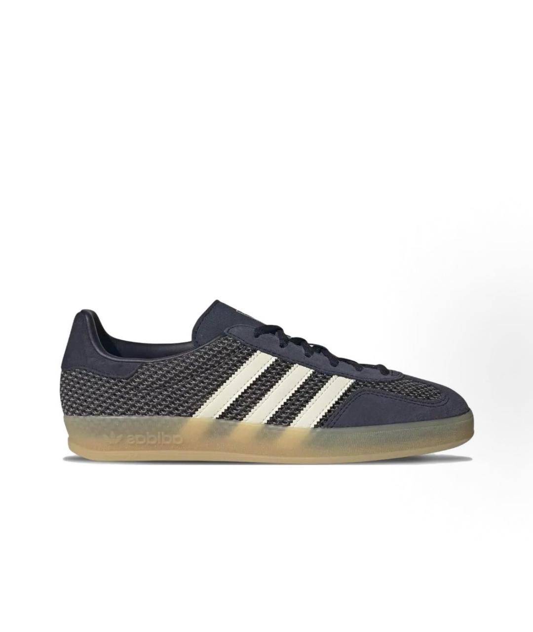 ADIDAS Темно-синие замшевые кроссовки, фото 5