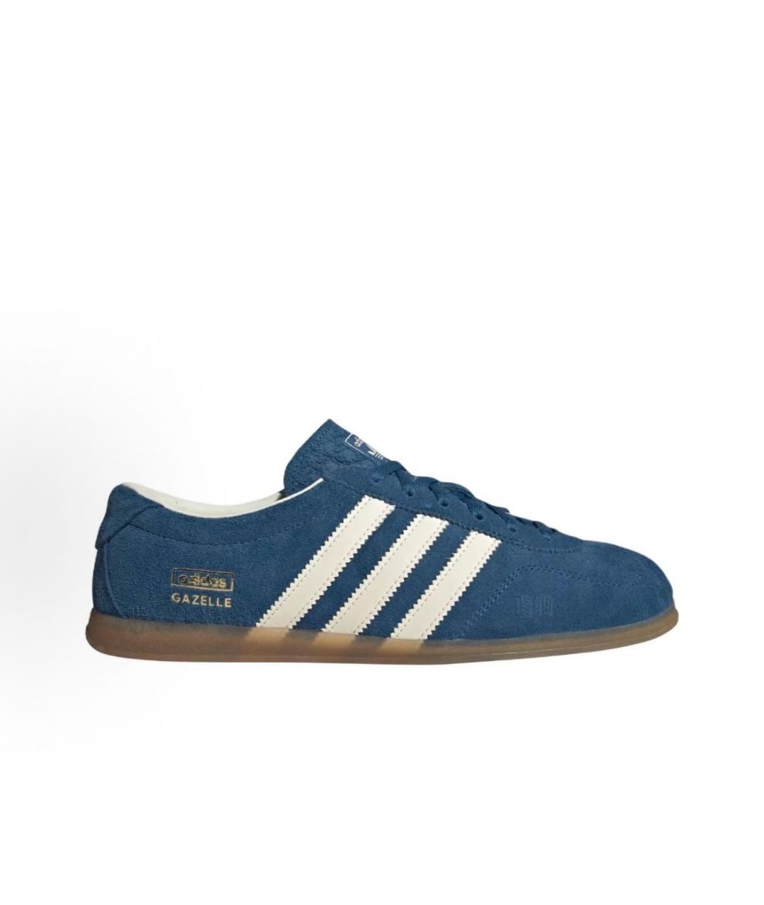 ADIDAS Синие замшевые кроссовки, фото 6