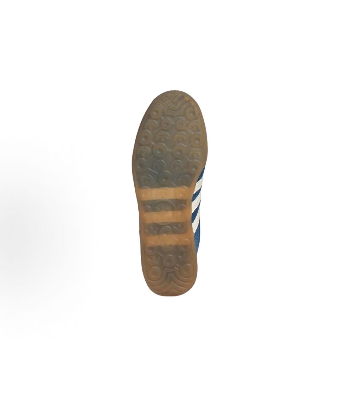 ADIDAS Синие замшевые кроссовки, фото 5