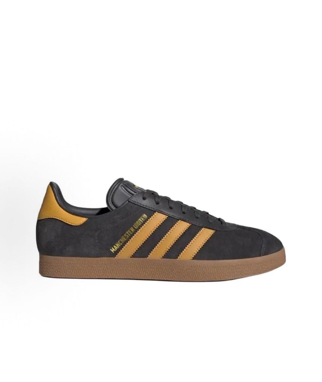 ADIDAS Антрацитовые замшевые кроссовки, фото 5