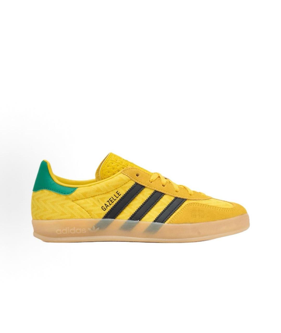 ADIDAS Желтые текстильные кроссовки, фото 7