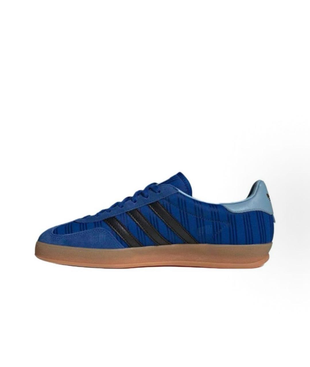 ADIDAS Синие текстильные кроссовки, фото 2