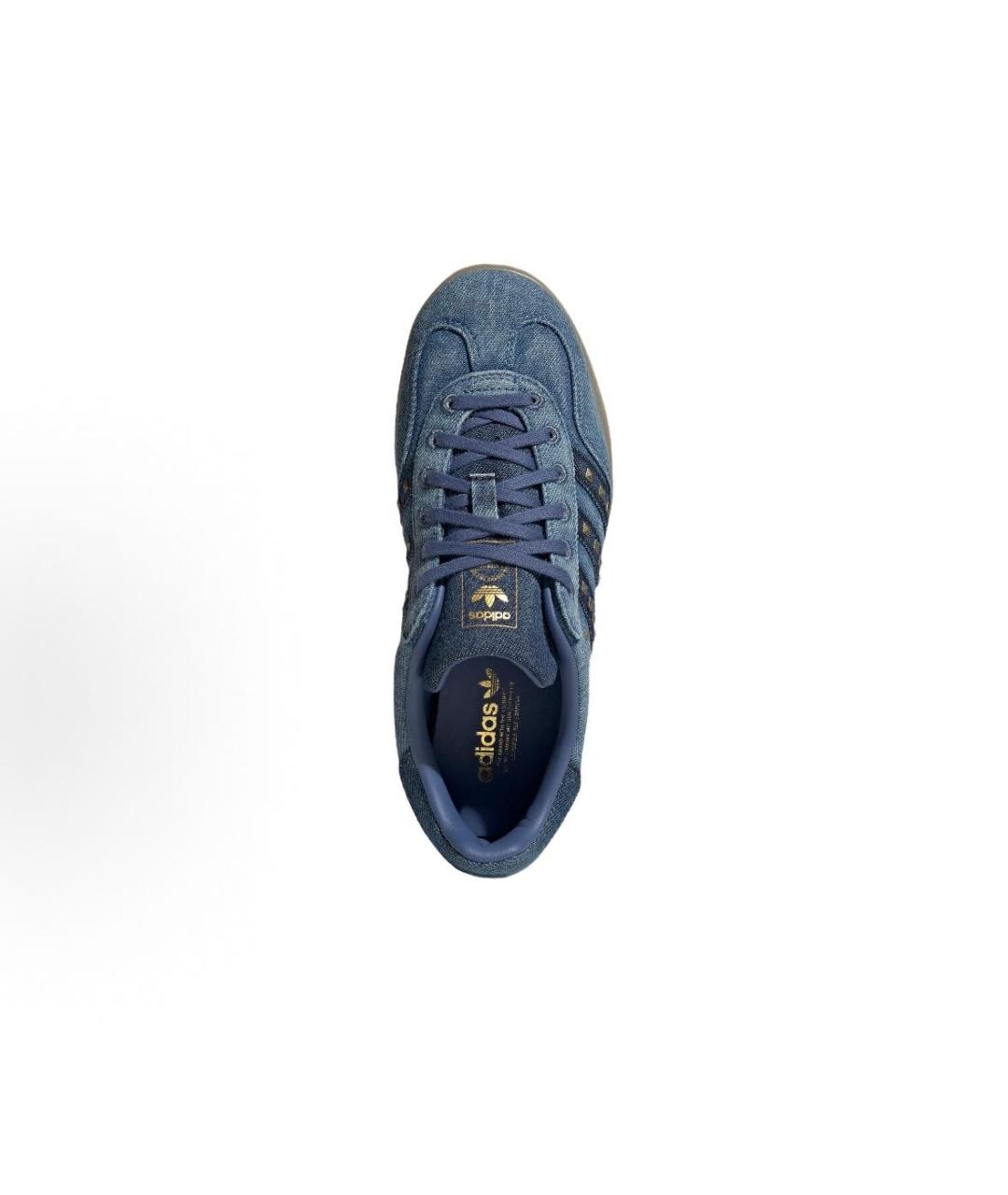 ADIDAS Синие текстильные кроссовки, фото 5