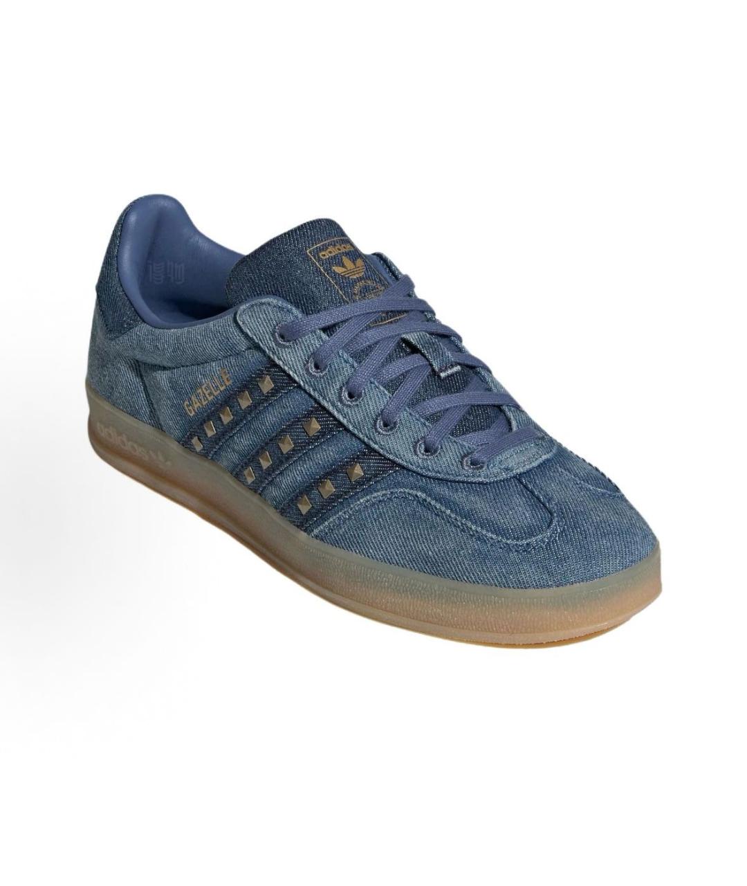 ADIDAS Синие текстильные кроссовки, фото 3