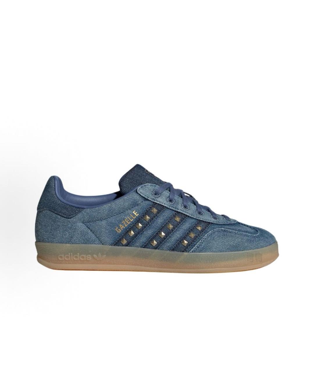 ADIDAS Синие текстильные кроссовки, фото 7