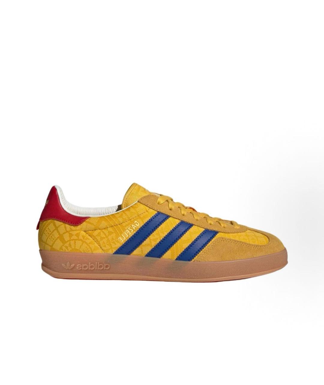 ADIDAS Желтые текстильные кроссовки, фото 5
