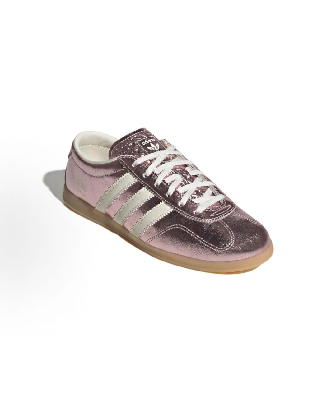ADIDAS Розовые кожаные кроссовки, фото 2