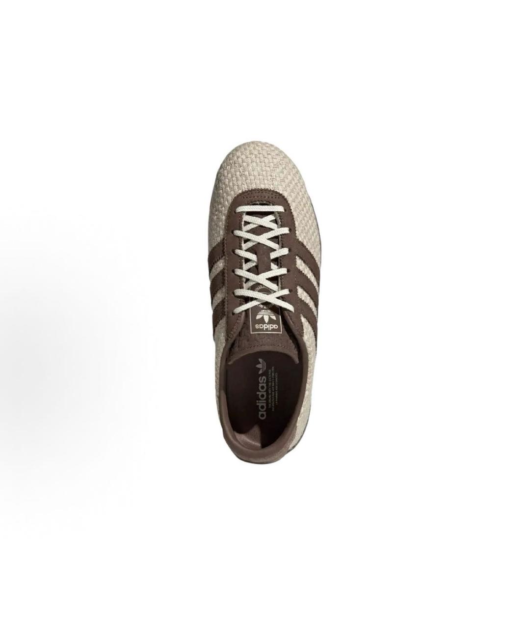 ADIDAS Бежевые текстильные кроссовки, фото 5