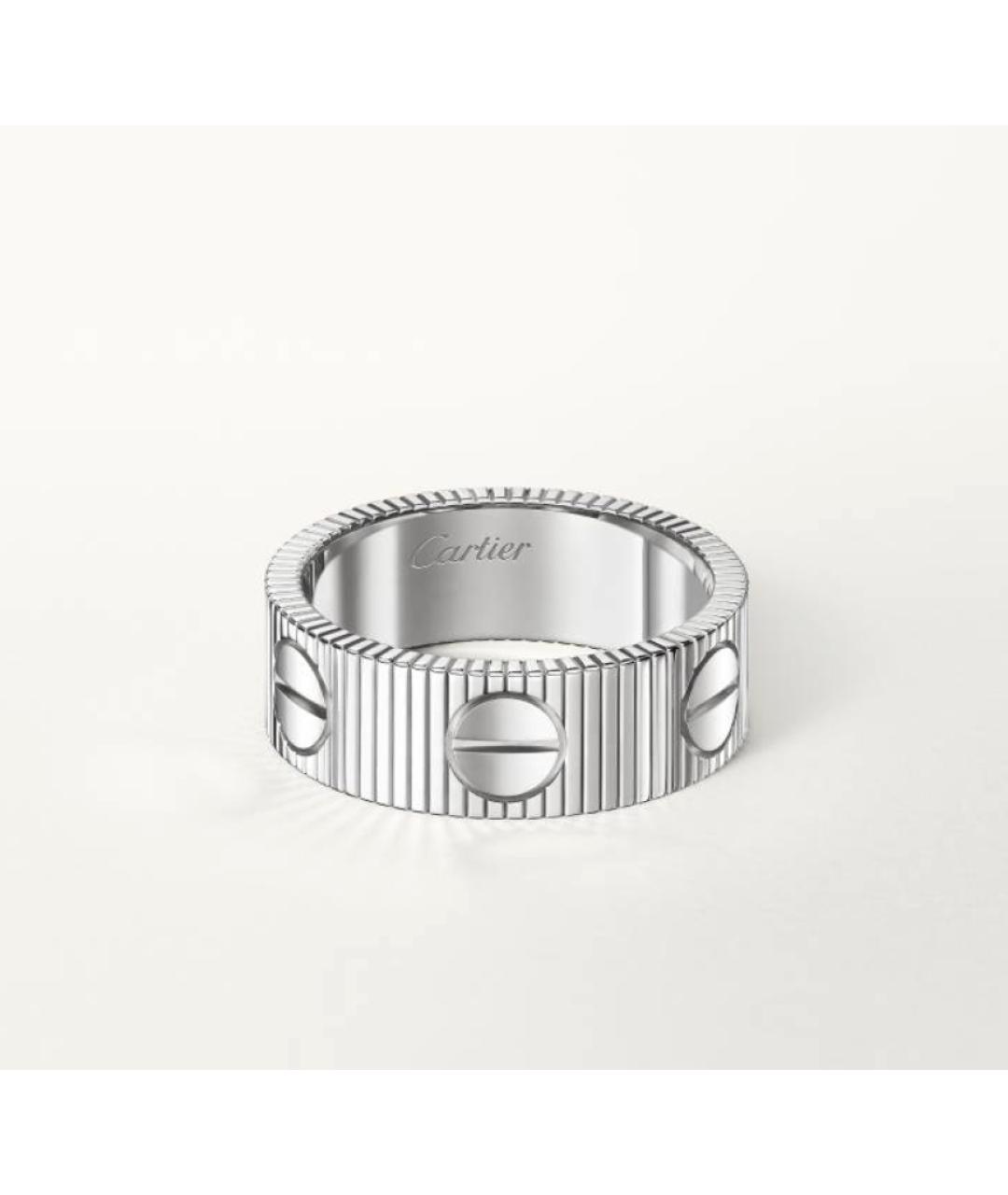 CARTIER Серебряное кольцо из белого золота, фото 4