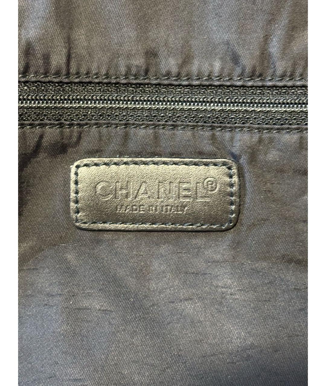 CHANEL Черная сумка тоут, фото 5
