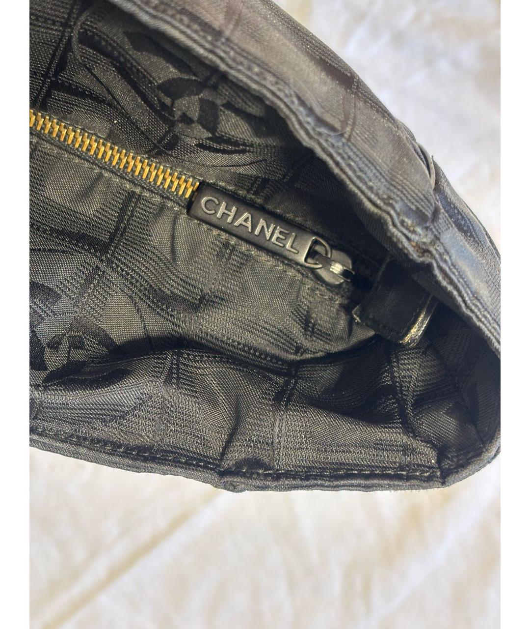 CHANEL Черная сумка тоут, фото 7