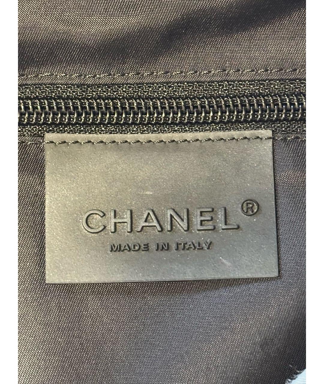 CHANEL Серебряная дорожная/спортивная сумка, фото 6