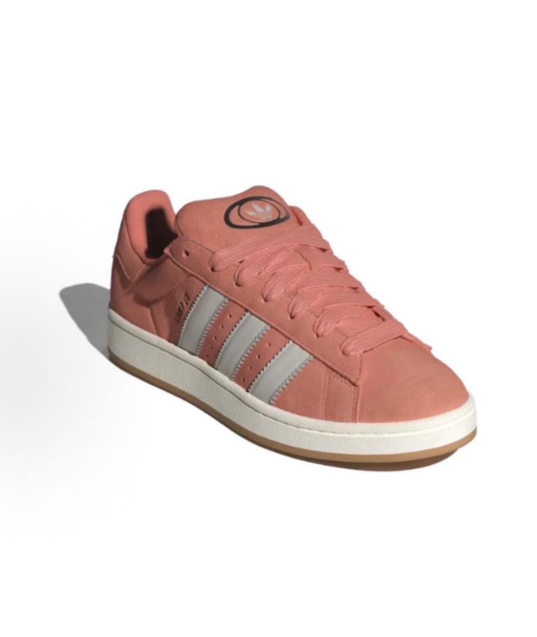 ADIDAS Коралловые замшевые кроссовки, фото 3