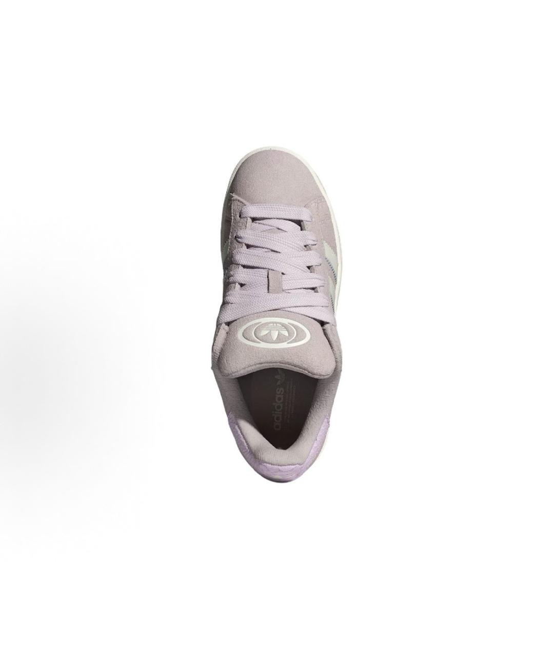 ADIDAS Фиолетовые замшевые кроссовки, фото 4