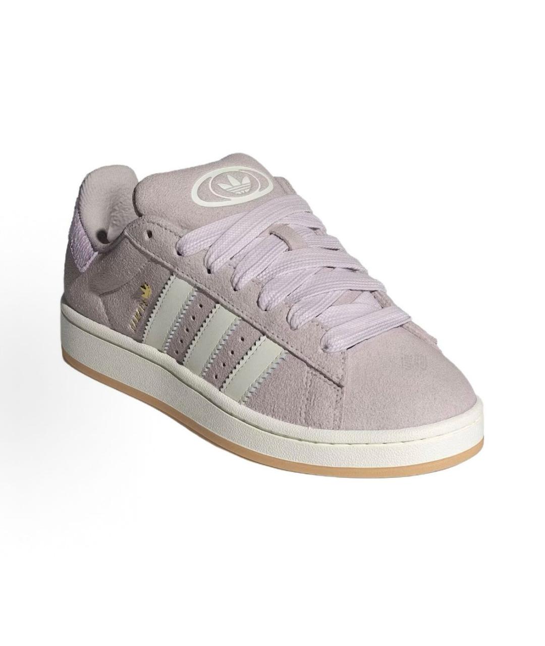 ADIDAS Фиолетовые замшевые кроссовки, фото 3